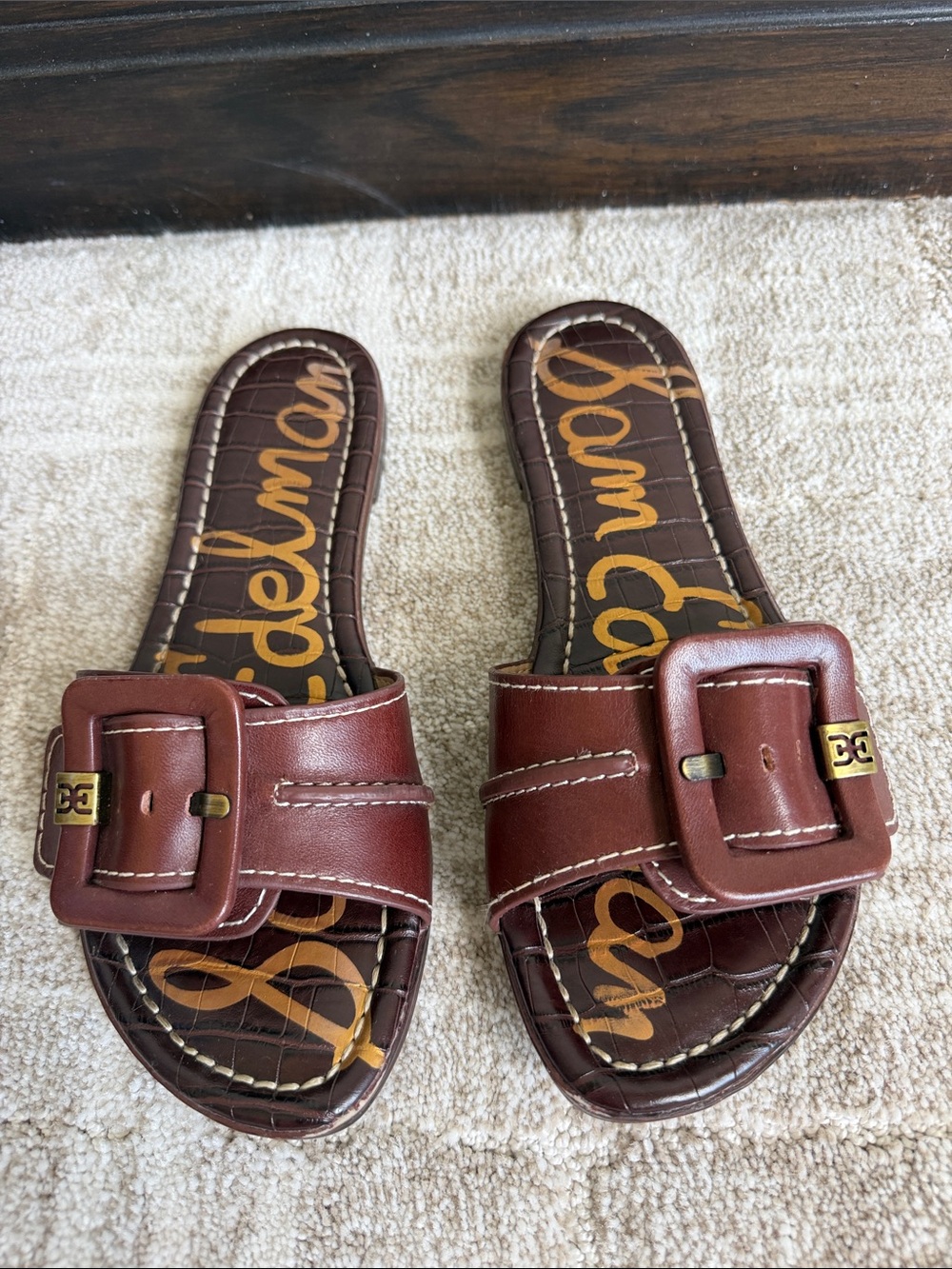 Brown Sam Edelman sandals. Size 7 1/2